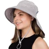 Adult Cotton Adventure Hats | Grey Herringbone