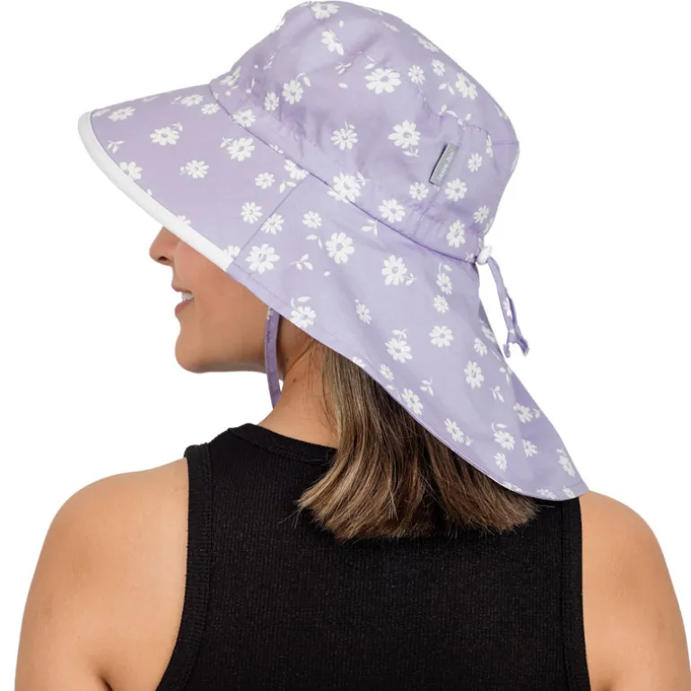 Adult Cotton Adventure Hats | Purple Daisy