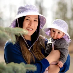 Adult Cotton Adventure Hats | Purple Daisy