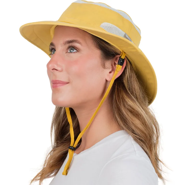 Adult Packable Hiking Hats | Yellow