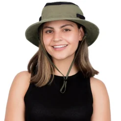 Adult Packable Hiking Hats | Army Green