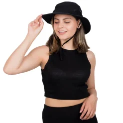 Adult Packable Hiking Hats | Black