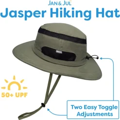 Adult Packable Hiking Hats | Black