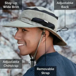Adult Packable Hiking Hats | Yellow