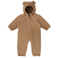 Baby Fleece Bunting Suit | Soft Brown