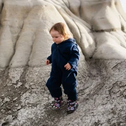 Baby Fleece Bunting Suit | Navy