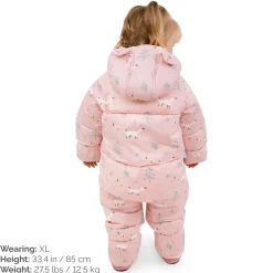 Baby Snowsuit | Pink Forest