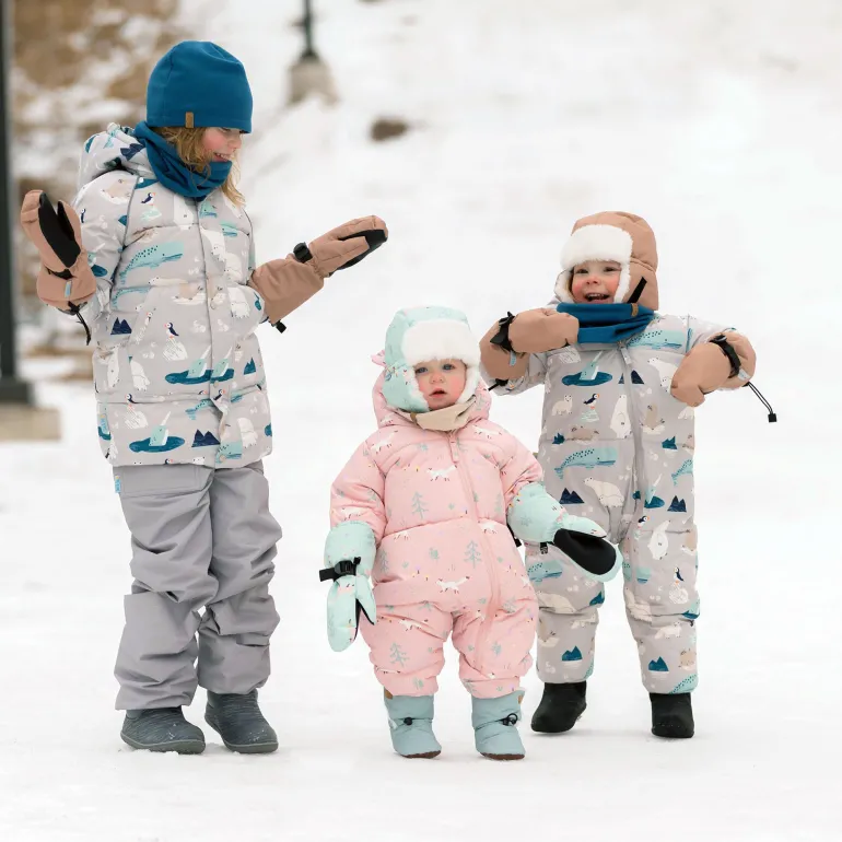 Baby Snowsuit | Pink Forest