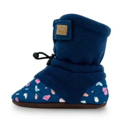 Baby Stay-Put Cozy Booties | Terrazzo