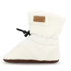 Baby Stay-Put Cozy Booties | Cream