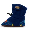 Baby Stay-Put Cozy Booties | Space Dinos