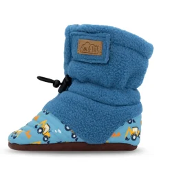 Baby Stay-Put Cozy Booties | Digger