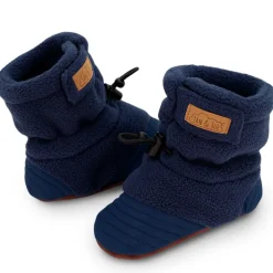Baby Stay-Put Cozy Booties | Navy