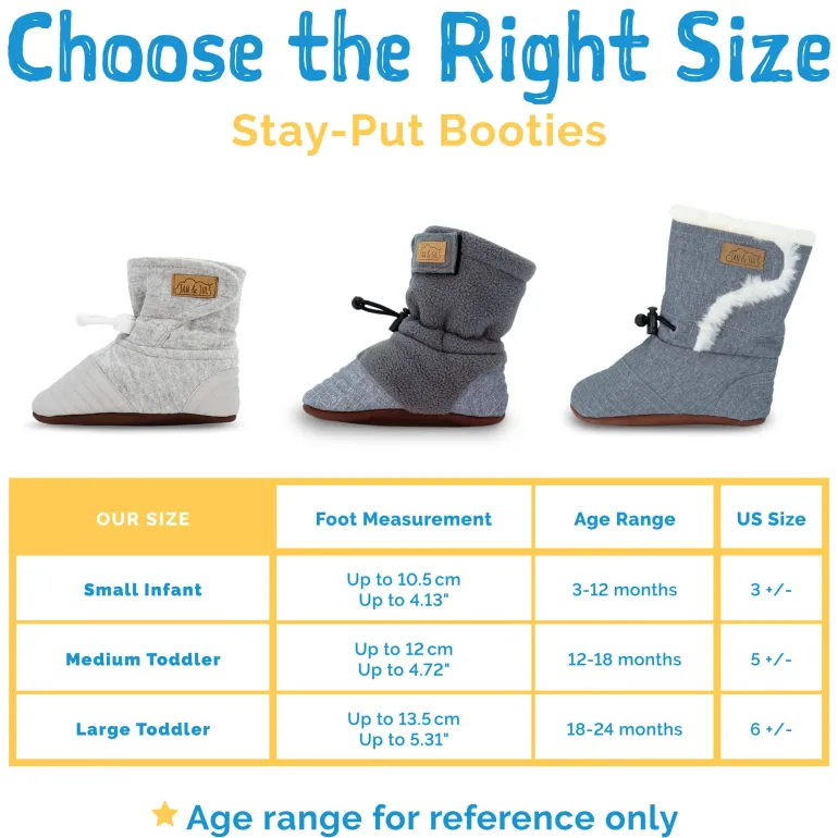Baby Stay-Put Lite Booties | Egg Blue