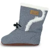 Baby Stay-Put Winter Booties | Heather Grey