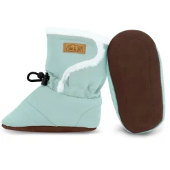 Baby Stay-Put Winter Booties | Dusty Mint