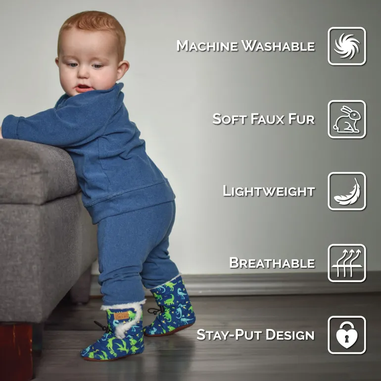 Baby Stay-Put Winter Booties | Dinoland