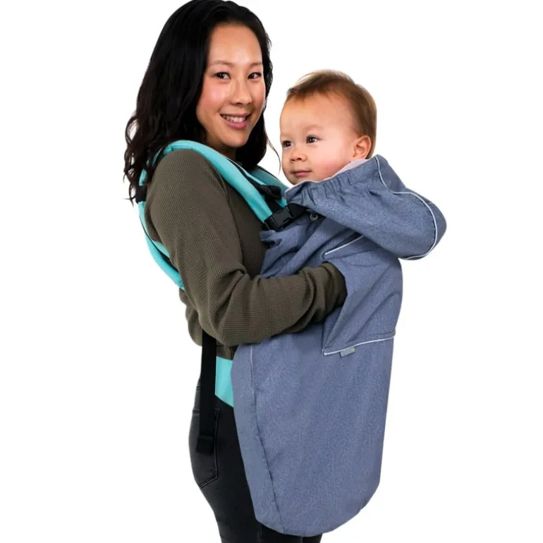 Baby Waterproof Carrier Cover | Heather Grey