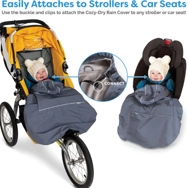 Baby Waterproof Carrier Cover | Black