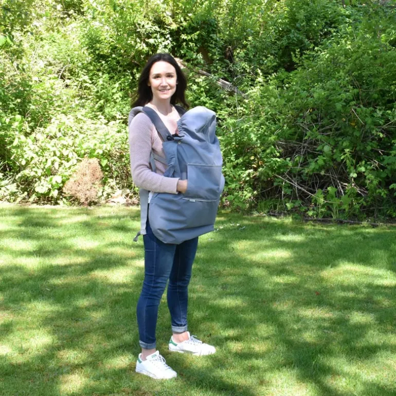 Baby Waterproof Carrier Cover | Heather Grey