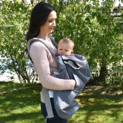 Baby Waterproof Carrier Cover | Heather Grey