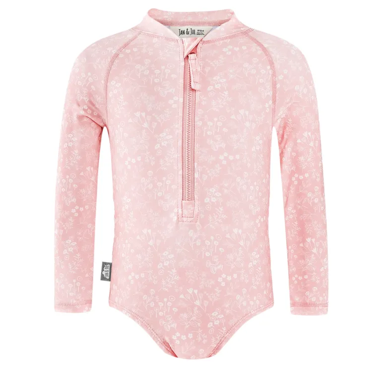 Girls One Piece UV Swimsuit | Pink Prairie