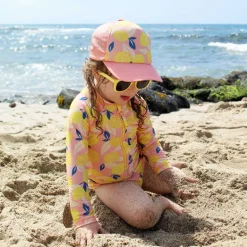 Girls One Piece UV Swimsuit | Summer Citrus