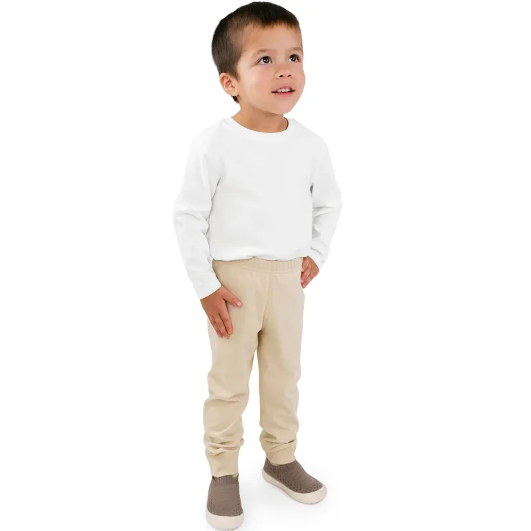 Kids Base Layer Pants | Oatmeal