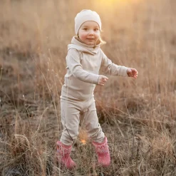 Kids Base Layer Tops | Oatmeal