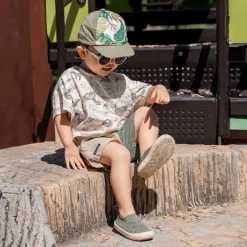 Kids Breeze Slip On Shoes | Army Green