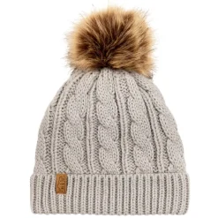 Kids Cable Knit Beanies | Grey