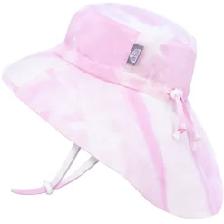 Kids Cotton Adventure Hats | Pink Tie-Dye