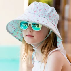 Kids Cotton Adventure Hats | Retro Rose