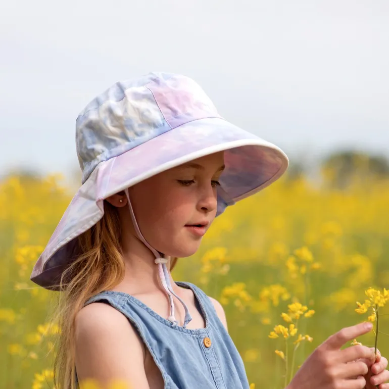 Kids Cotton Adventure Hats | Cotton Candy Tie-Dye