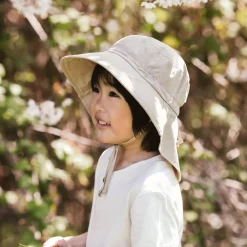 Kids Cotton Adventure Hats | Olive Khaki