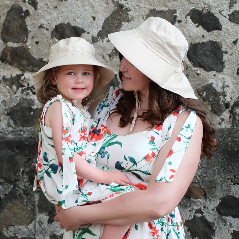 Kids Cotton Adventure Hats | Sand