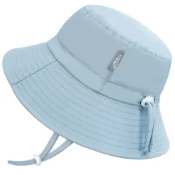 Kids Cotton Bucket Hats | Light Blue