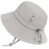 Kids Cotton Bucket Hats | Ash Grey