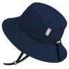 Kids Cotton Bucket Hats | Navy