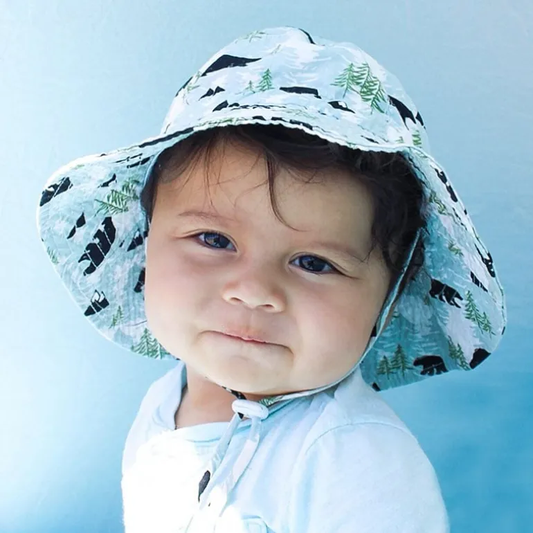 Kids Cotton Bucket Hats | Bear