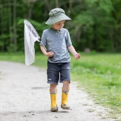 Kids Cotton Bucket Hats | Army Green