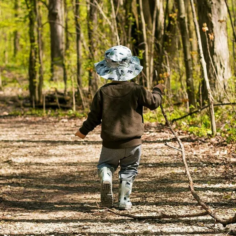 Kids Cotton Bucket Hats | Bear