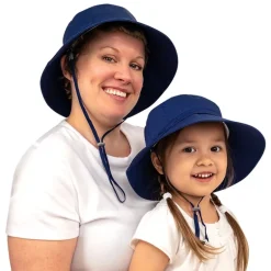 Kids Cotton Bucket Hats | Navy