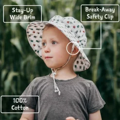 Kids Cotton Bucket Hats | Ash Grey