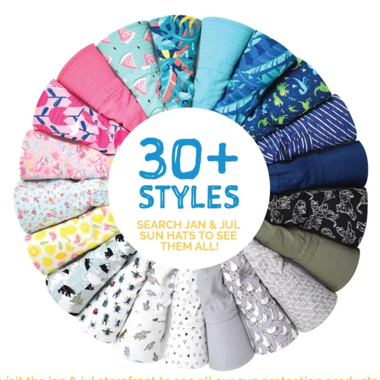 Kids Cotton Bucket Hats | Dino Play