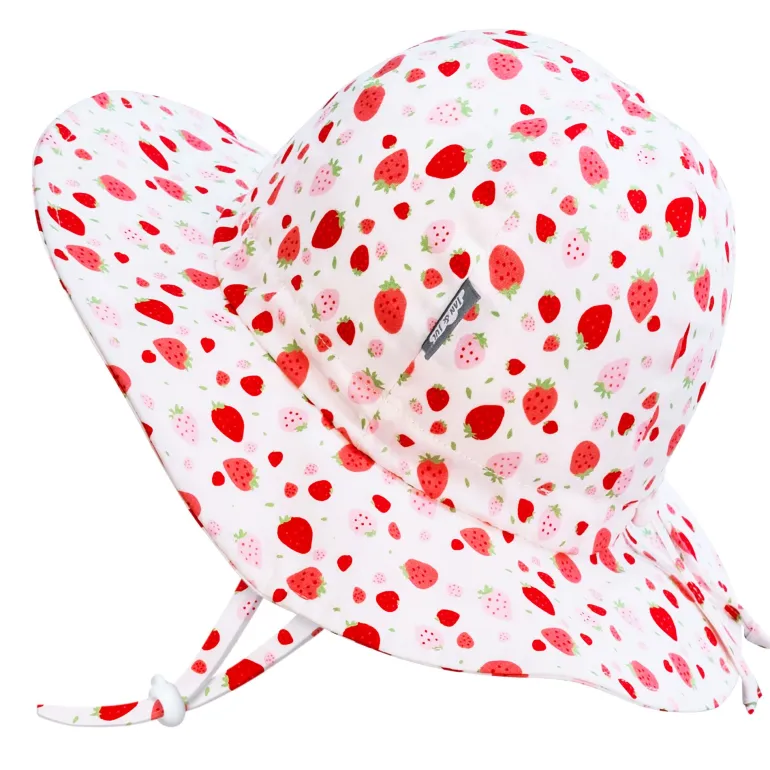 Kids Cotton Floppy Hats | Strawberry
