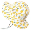 Kids Cotton Floppy Hats | Yellow Pineapple