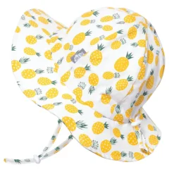 Kids Cotton Floppy Hats | Yellow Pineapple