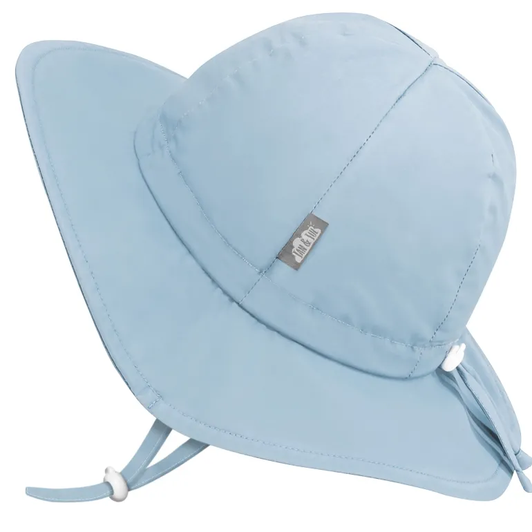Kids Cotton Floppy Hats | Light Blue