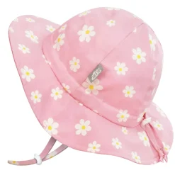 Kids Cotton Floppy Hats | Pink Daisy